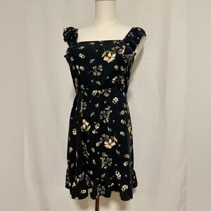 Wild Fable Floral Ruffle Mini Dress - XS Cottagecore